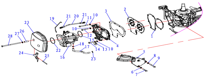 Air intake parts