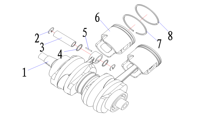 Crankshaft Piston