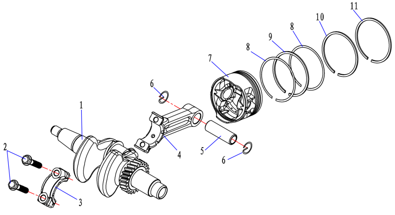 Crankshaft Piston