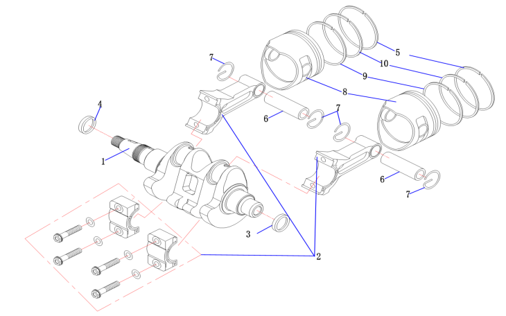 Crankshaft Piston