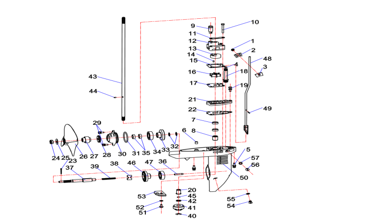 Lower casing part