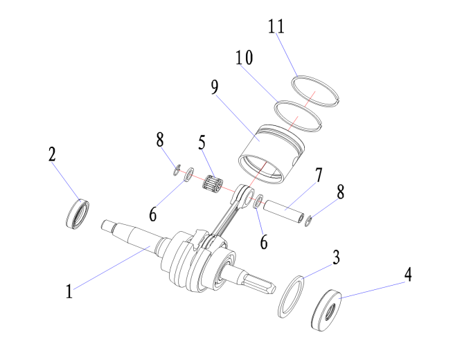 Crankshafe Piston